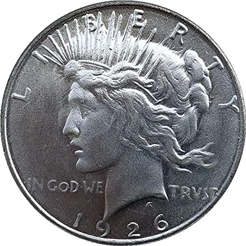 1926 העתק מטבע אמריקאי מטבע זיכרון מטבע מצופה מכסף מצופה מלאכת יד עתיקות מצופה מטבע זיכרון ייצור קישוט בית קישוט במלכה מתנה למזכרת