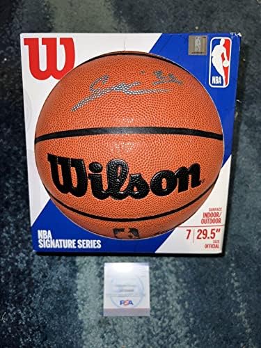 מצלמת אדמדם חתמה על סדרת חתימת NBA כדורסל ניו יורק ניקס כוכב PSA/DNA - כדורסל חתימה