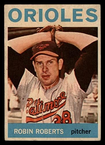 1964 Topps 285 Robin Roberts Baltimore Orioles Good Orioles