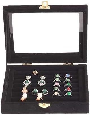 עגילי תיבת תכשיטים של ZCXIYU, צמיד, שרשרת, עגילי קופסאות אחסון תכשיטים תכשיטים מגש תכשיטים תכשיטים