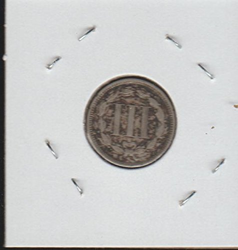 1869 ניקל בחירה בשלושה סנט שלוש סנט בסדר גמור במיוחד