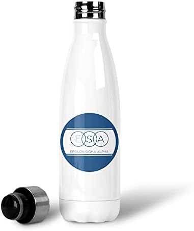 GreekLife.store Epsilon Sigma Alpha Bartnity Policy Thermos בקבוק מים 17 עוז