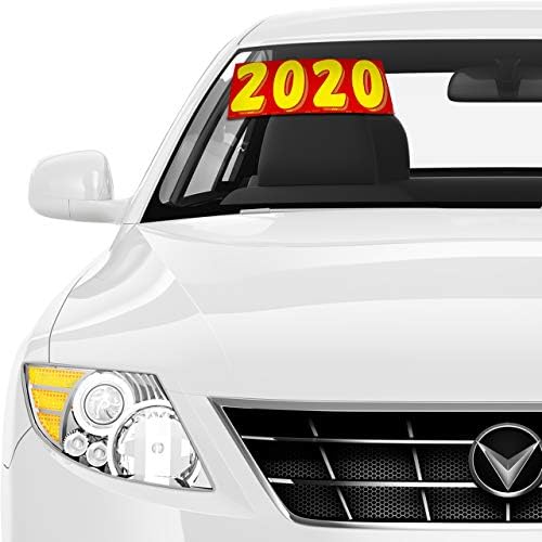 מדבקות ויניל של קו EZ למכוניות אדום וצהוב מדבקות מספר גדול מספרי מספרים קדמיים סוחרים אספקת EZ136