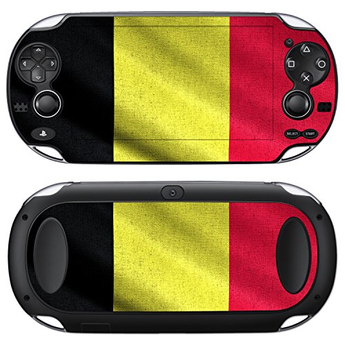 Sony PlayStation Vita Design Skin Flag of Belgium מדבקה מדבקה לפלייסטיישן ויטה
