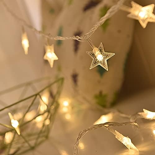 אורות מיתרים לחג המולד אורות פיות אורות הובלה אורות כוכב פיות גרלנד מנורה שלט רחוק מיתר חוט אורות קישוט לחתונה חלון קישוטי חג המולד אורות