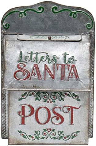 מכתבי מתכת של Meravic לסנטה פוסט, 16 אינץ ' - קישוט לחג המולד