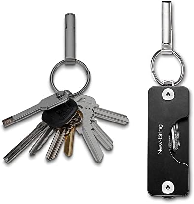 חדש-להביא / מפתח ארגונית חכם קומפקטי מתכת מפתח בר מפתח מחזיק עבור מחזיק מפתחות