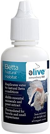 Alive Betta בית גידול טבעי, טיפולי אקווריום, 1 גרם