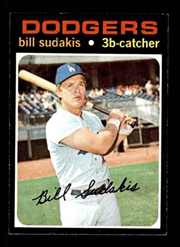 1971 Topps 253 ביל סודאקיס לוס אנג'לס דודג'רס NM Dodgers