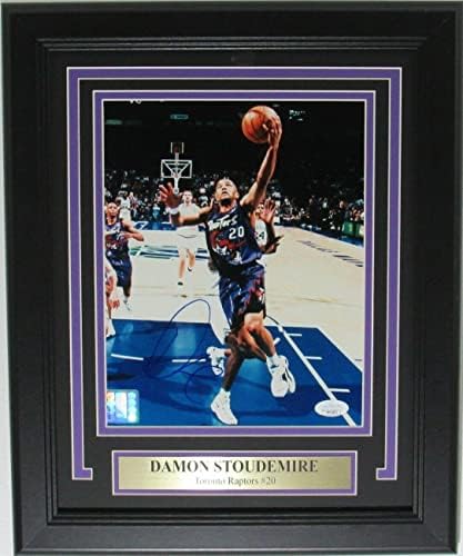 דיימון סטודמיר טורונטו ראפטורס חתום/חתימה 8x10 תמונה ממוסגרת JSA 161514 - תמונות NBA עם חתימה