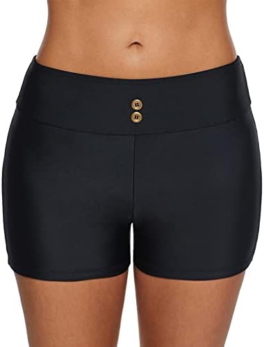 מכנסיים קצרים לשחייה CFKLOPGG נשים פלוס מכנסי קיץ בעלי מותניים גבוהים בגודל לנשים 2022 מכנסי דחיסה טרנדיים גברים ארוכים