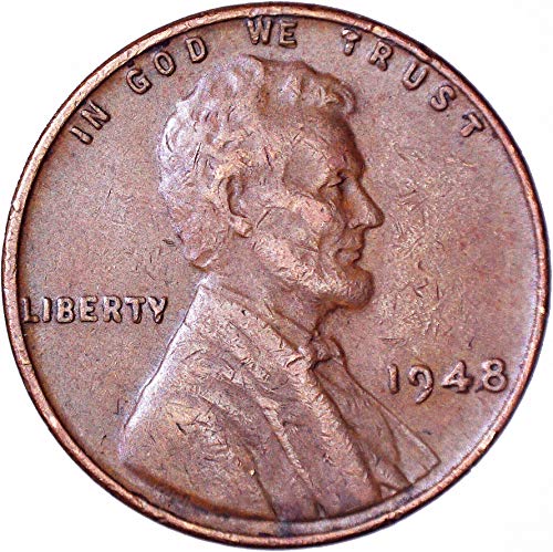 1948 Lincoln Weat Cent 1C על לא מחולק