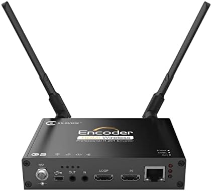 Kiloview G2 HDMI ל- RTSP H.264 מקודד וידאו IP עם 4G/WI-FI לשידור חי