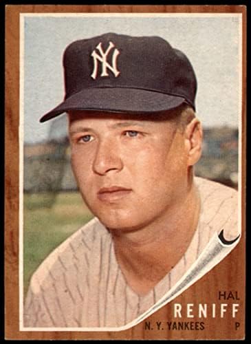 1962 Topps 159 Hal Reniff New York Yankees Ex Yankees