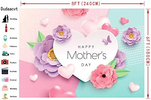 8 * 6 רגל שמח אמא של יום תפאורות אהבת לב צילום רקע פרח רקע צילום סטודיו אמא של יום תפאורות תמונה סטודיו אבזרי 162