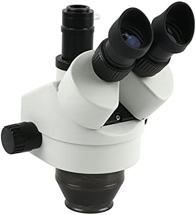 Xxxdxdp תעשייתי טרינו -סטריאו מיקרוסקופ הגדלה מתמשכת זום 7x - 45x לתיקון PCB מעבדה מעבדה הלחמה