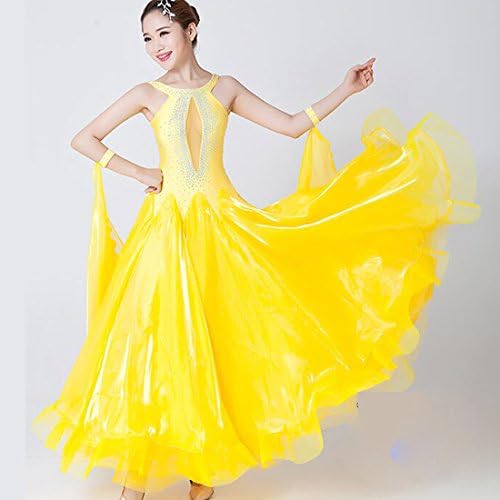 שמלת תחרות ריקודים של אולם נשפים של נקוקו שמלת ריקוד מודרנית ללא שרוולים שמלת ריקוד