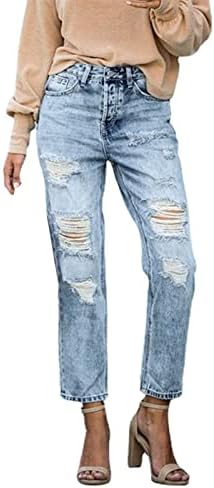 נשים אתחול לחתוך נשים של מוצק צבע ישר חור גבוהה מותן אלסטי דק ג 'ינס ג' ינס נשים