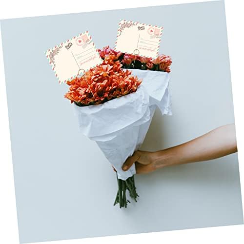 Besportble 50 pcs מתכת מחזיק תו לחתונה עוגת עוגה לקישוט מסגרת צילום כרטיסי פרח קטיף קליפ מהדק תמורת תזכיר קליפים תזכורת תמונה מחזיק קליפ