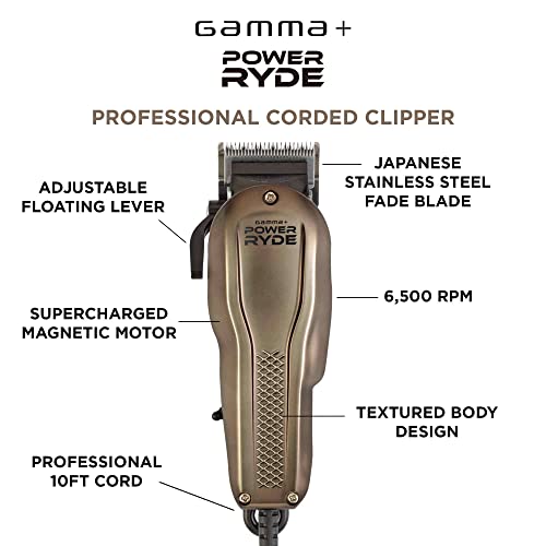 גמא + כוח רייד מקצועי ארוך-חיים מגנטי מנוע פתול שיער קליפר / מתכוונן אפס פער / 5 משמרות / 10 רגל כבל / יפני נירוסטה להב