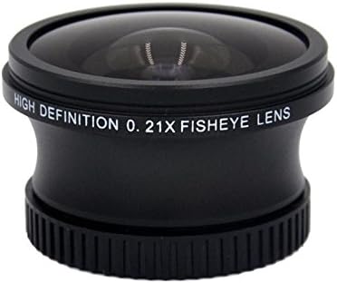 Sony DCR-DVD650 0.21X עדשת עין דגים בדרגה גבוהה + טבעת דריכה + NWV בד ניקוי סיבים מיקרו ישיר
