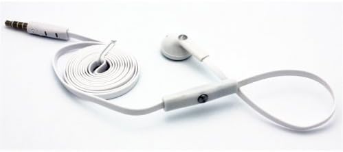 מיקרופון אוזניות חד -אוזניות חוטות חווצות חוטות חוטות מיקרופון אוזניות יחיד לאוזניות לנייד HTC One SV, Boost Mobile Kyocera Hydro Edge,