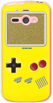 משחק רטרו לעור שני צהוב / עבור טלפון Aquos SS 205SH / SoftBank SSH205-PCCL-201-Y244