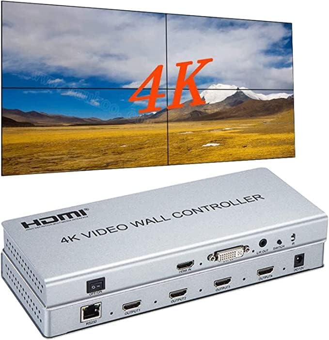בקר קיר 4K וידאו HDMI/DVI אנטרדס 4 פנטלה פנטלה HDMI סלידה מעבד וידאו APOYO 1x1 1x2 2x2 1x3 3x1 1x4 4x1