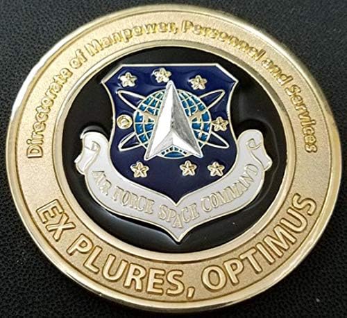 USAF SPACECOM מנהלת כוח אדם ושירותים מטבע האתגר המותאם אישית של מפקד המפקד