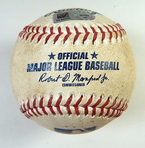 2021 וושינגטון אזרחי קולורדו רוקיס משחק השתמש בבייסבול Corbin Strike Diaz - משחק משומש בייסבול
