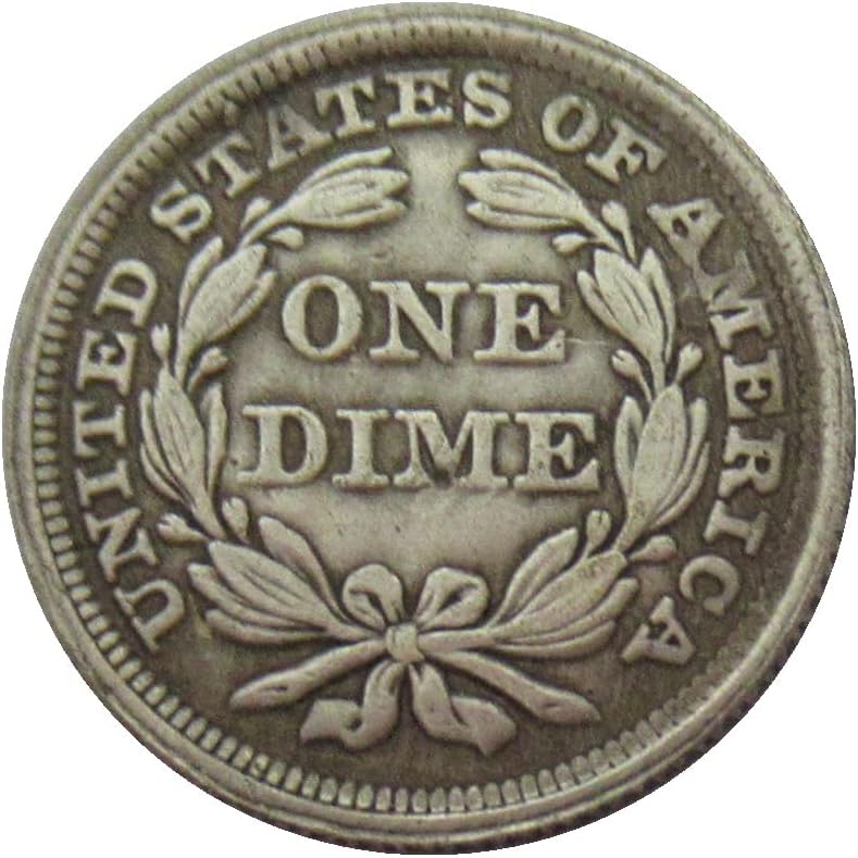 דגל אמריקאי 10 סנט 1847 מטבע זיכרון מעופף מצופה כסף