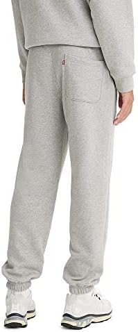 מכנסי טרנינג עונתיים לגברים של לוי, מכנסיים אנכיים מג גרפי, אפור גדול