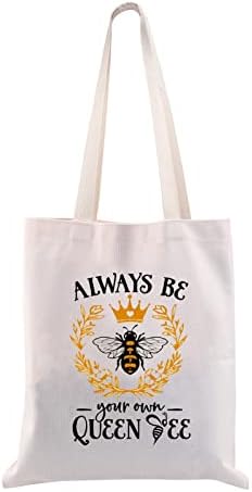 דבורת מתנות לנשים מלכת איפור תיק דבש דבורת רוכסן פאוץ תמיד להיות משלך מלכת דבורת מוצרי טואלטיקה תיק עבור דבורה מאהב