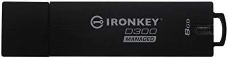 קינגסטון Ironkey 8GB D300SM USB 3.1 כונן הבזק - 8 GB - USB 3.1-256 -Bit AES - תואם TAA
