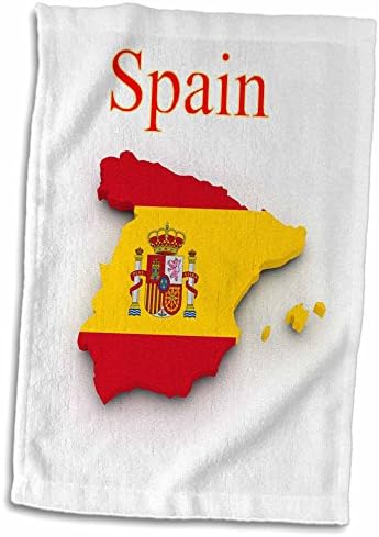 תמונת 3 של מפת ספרד אקזוטית ואטום בצבעי דגל - מגבות