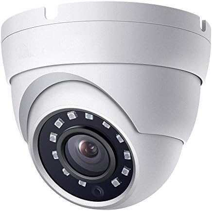 REAL HD 2MP TVI כיפה אנלוגית מצלמת אבטחה אנלוגית CCTV, 1080p 1920x1080 2.8 ממ 65ft ראיית לילה, בית מתכת, זווית צפייה ברוחב 90 מעלות, צרור