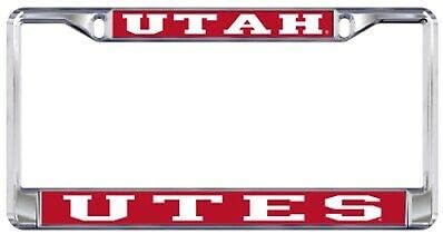 Dixie Dawgs Utah Utes מסגרת רישוי מתכתית למכונית קדמית או אחורית של רכב מורשה רשמית