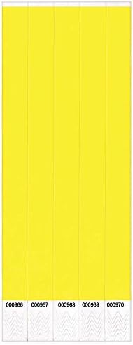 אמסקן צהוב פלסטיק סרטי יד ספקי צד, אחד גודל