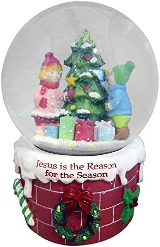 ישו הוא הסיבה לעונה גלובוס השלג לחג חג המולד