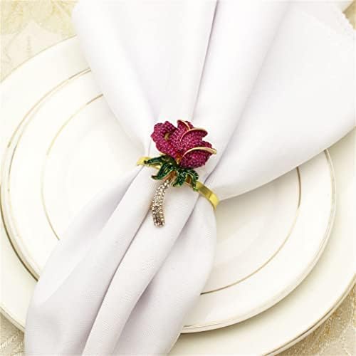 Llly 30 יח 'יום האהבה פרח ורד כפתור מפית מלון מסיבת חתונה מפית טבעת טבעת טבעת טבעת
