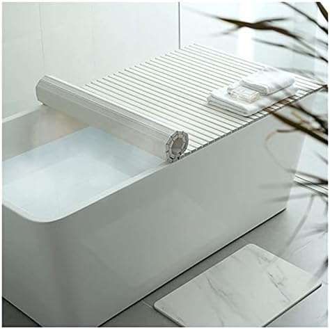 אביזרי אמבטיה אמבטיה Accduer כיסוי בידוד אמבטיה, חומר בטיחות PVC לחדר אמבטיה יכול למקם טלפון נייד, ציוד אמבט