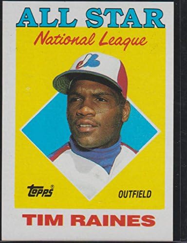 1988 Topps Tim Raines Expos Card Baseball 403