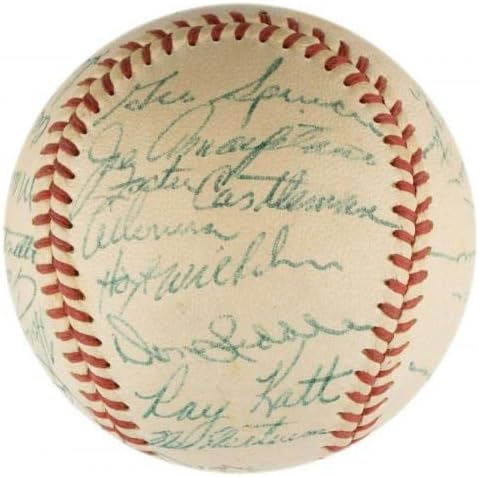 ווילי מייס 1954 בניו יורק ענקים עולמי סדרה העולמית קבוצת אלופות החתמה על בייסבול PSA - כדורי בייסבול חתימה