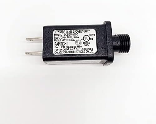 Premieradapter אספקת חשמל ZH-K009C-02400300-S-01W, CZJUTAI JT-DC240V0300-C 24V7.2W /6W /4.5W /3.6W לתאורת חג המולד, אור מחרוזת, אור מקרן,