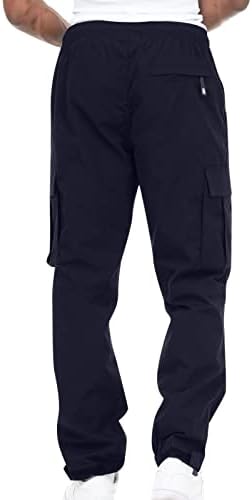 מכנסי ג'וג'ר של מטען לגברים מכנסי ריצה קלאסיים מחודדים עם מכנסי ריצה ארוכים ספורט ארוך מכנסי אימון כושר עם כיסים