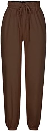Amikadom Ladies Spandex Pinen Pints ​​מכנסי טרקלין מכנסיים ישר רגל בסיסית מכנסי קיץ סתיו 2023 בגדים טרנדיים כושר רגיל RG